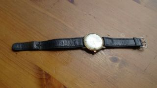 VINTAGE SWISS FERO ULTRA THIN 17 JEWEL GENTS WATCH 34MM FOR SPARES 2