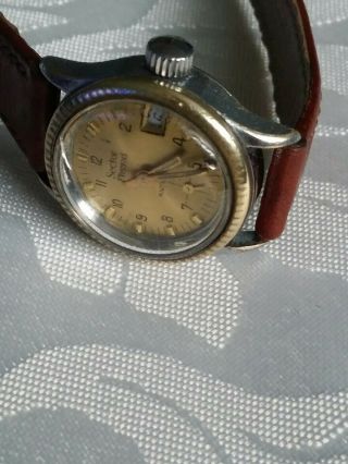 Vintage Watch Swiss Sector Phigied Mechanical Watch Cal.  Fhf 36 - 2
