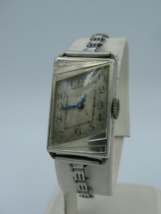 Antique Art Deco Ladies Elgin 1929 Wristwatch Cal.  488 14k Gold Filled Case P/r