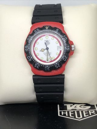Rare Tag Heuer Formula 1 Professional Swiss Men’s Luxury Watch 385.  513/1 W/ Box