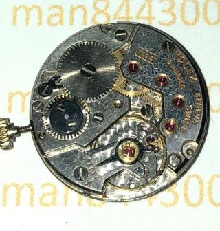 Vintage Rolex 1600 Movement In.  Spare Parts Project