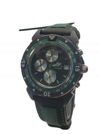 Sector Expander 101 Chrono 12 Hours Green/ Black Band And Dial