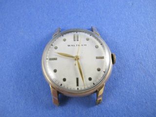 Waltham Mens 6/0 D Gold Filled Sweep Seconds Dial To Restore Ticks