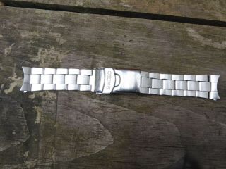 Vintage Seiko 5m43 Sports Kinetic Watch Bracelet.  20 Mm End Lugs