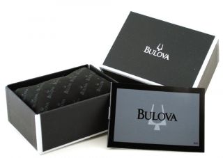 BULOVA AUTOMATIC 21 JEWELS BLACK DIAL STAINLESS STEEL MEN ' S WATCH 96A141 2