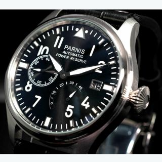 Parnis Fashional 47mm Automatic Men Wristwatch St 2530 Movement Date Window