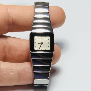 Ladies Rado Diastar Titanium Hidden Clasp Wrist Watch 153.  0334.  4