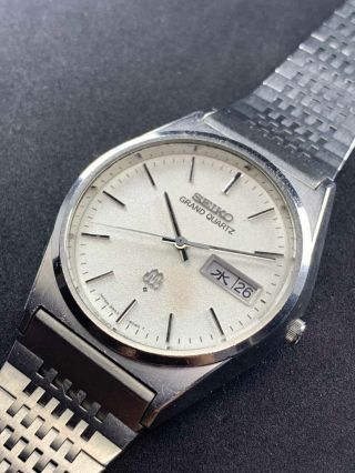 Seiko Grand Quartz Gq 9943 - 8030 Twin Quartz Wrist Watch Japan