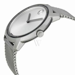 Movado Bold 3600260 Silver Stainless Steel Men ' s Swiss Quartz Watch 3