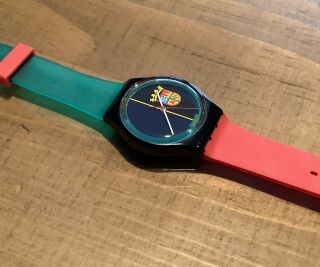 Swatch Sir Swatch Gb111 1986 Gent 34mm Great