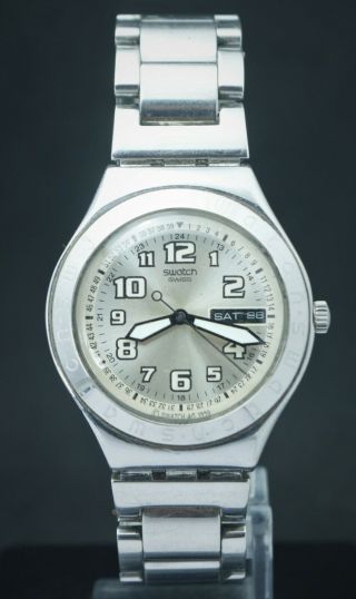 100 Swatch Irony Day/date Quartz Men Wrist Watch