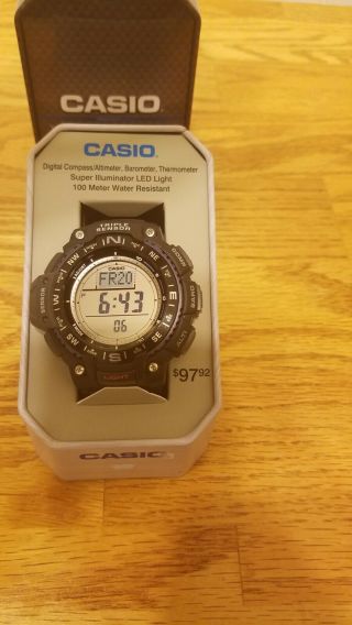 Casio Digital Compass,  Barometer,  Thermometer Watch SGW1000 - 1ATN 2