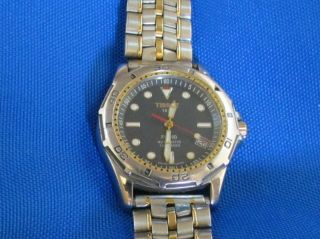Vintage Tissot Pr100 Automatic Mens Wristwatch Matching Stainless Steel Strap.