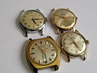 4 X Mechanical Gents Watches (af) - Relide,  Avia,  Mira,  Precimax