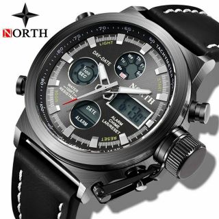 Luxury Digital Black Watches Wristwatch Sport Top Xmas Gifts For Him Men Dad Son