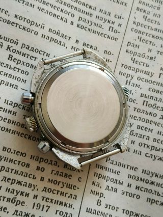 Vintage watch Poljot 3133 Sturmanskie Russian Soviet Mechanica Chronograph USSR 3