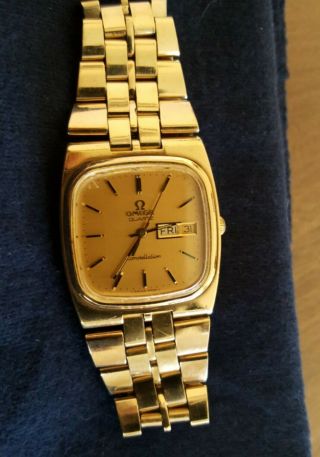 Omega Constellation Day Date Mens Watch Cal 1345
