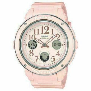 Casio Analog - Digital Casual Baby - G Pink Ladies Bga - 150ef - 4b Watch