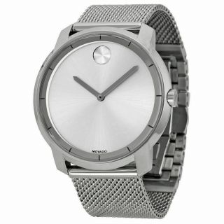 " Movado " Bold 3600260 Silver Stainless Steel Men 
