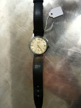 Vintage GLASHÜTTE Herrenarmbanduhr Uhr mit Sekunde GUB Kaliber getragender Zust 2