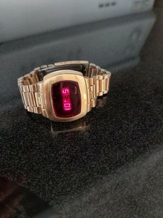 Pulsar P4 Classic Vintage digital Led Time Computer Watch 2