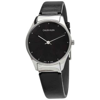 Calvin Klein Classic Quartz Black Dial Ladies Watch K4d221cy