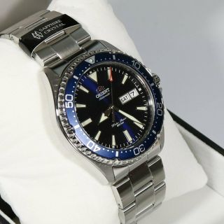 Orient Kamasu Stainless Steel Automatic Blue Dial Diver Men 