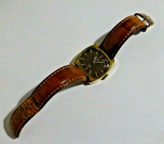 Gent ' s Vintage Certina Club 2000 Gold Plated Hand Winding Mechanical Wristwatch 2