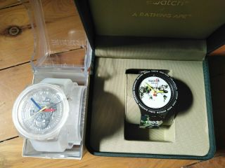 Swatch Big Bold Jelly Fish And Bathing Ape