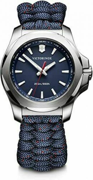 Victorinox Swiss Army Inox V Blue Dial Strap Ladies 37mm Quartz Watch 241770
