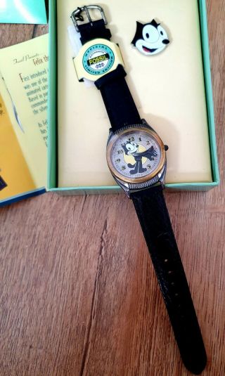 Felix the Cat Watch by Fossil.  Limited edition,  Vintage, 2
