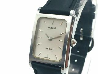 Rado Watch Diastar 153.  0443.  3 Quartz St.  Steel T2056
