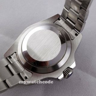 43mm bliger white dial Ceramic Bezel date sapphire glass automatic mens watch 2