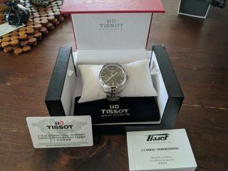Tissot Pr100 Dual Time Stainless Steel Bracelet Mens Watch T1014521106100