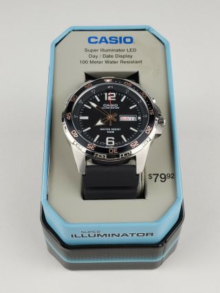 Casio Men ' s Illuminator Watch w/Resin Band MTD10791AVTT 2