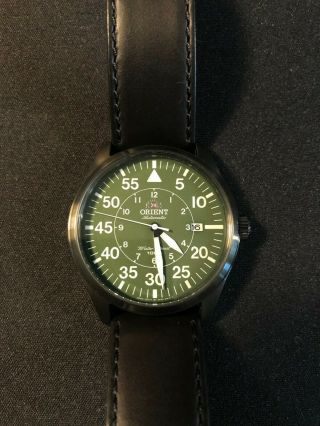 Orient Flight Automatic Pilot Watch Green Dial Er2a002f