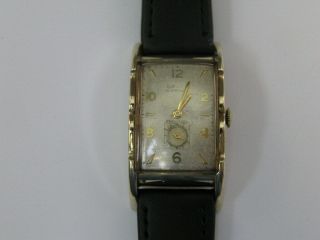 Vintage Gruen Curvex Watch Fancy Bezel Cal 370 43mm 1940 