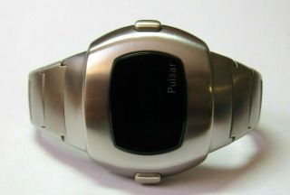 Pristine Pulsar P3 Date Command Led Digital Retro Watch For Repair Or Parts