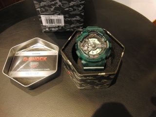 Casio Rare G - Shock Ga - 110cm - 3a Green Camouflage Limited Authentic