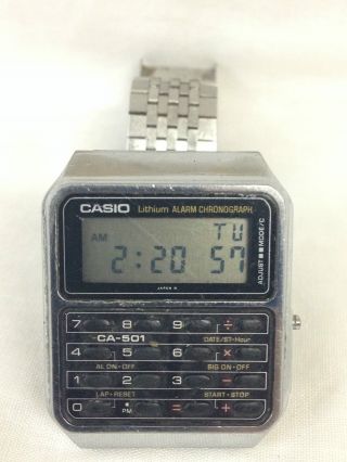 Vintage Casio Watch,  Model Ca - 501.  518043