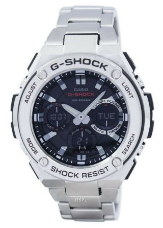 Casio G - Shock G - Steel Analog - Digital Gst - S110d - 1a Gsts110d - 1a Men 