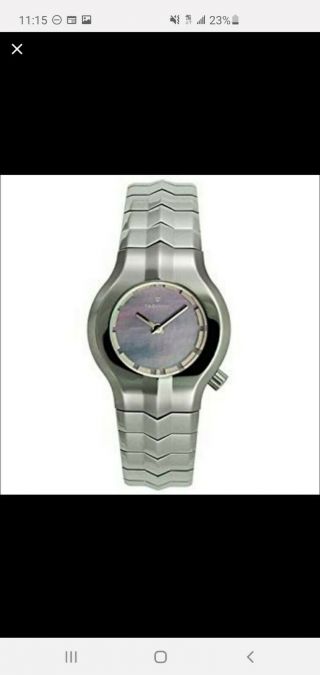 Tag Heuer Alter Ego Ladies Mother Of Pearl Quartz Watch Diamond Hours Wp131c