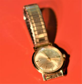 Vintage 21 Jewel Benrus Swiss Made Shock Absorber 7001 Mens Wrist Watch Jb