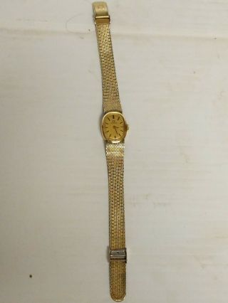 Vintage Women ' s Omega Wrist Watch Gold Filled 2