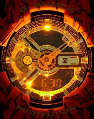 Casio G - Shock Analog - Digital Limited Edition Dragon Ball - Z Watch GA110JDB - 1A 3