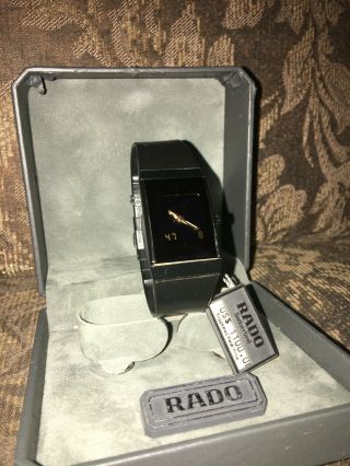 Rado Diastar Swiss High Tech Ceramics Black Dial Watch