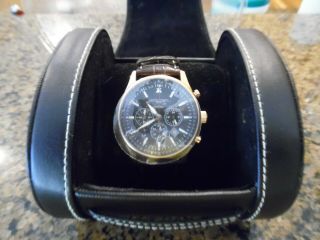 Jorg Gray Jg6500 Series Chronograph Leather Watch - President Obama -