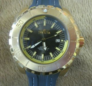 Invicta 23799 Pro Diver 10 Atm Man 52mm Gray Silicone Bracelet Automatic Watch