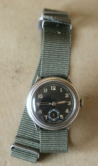 Ww1 Trench Watch Silver Cased By Dennison Dated 1914