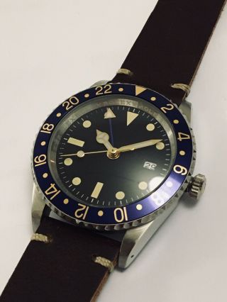 Custom Gmt Master Watch Automatic Serviced Vintage Style